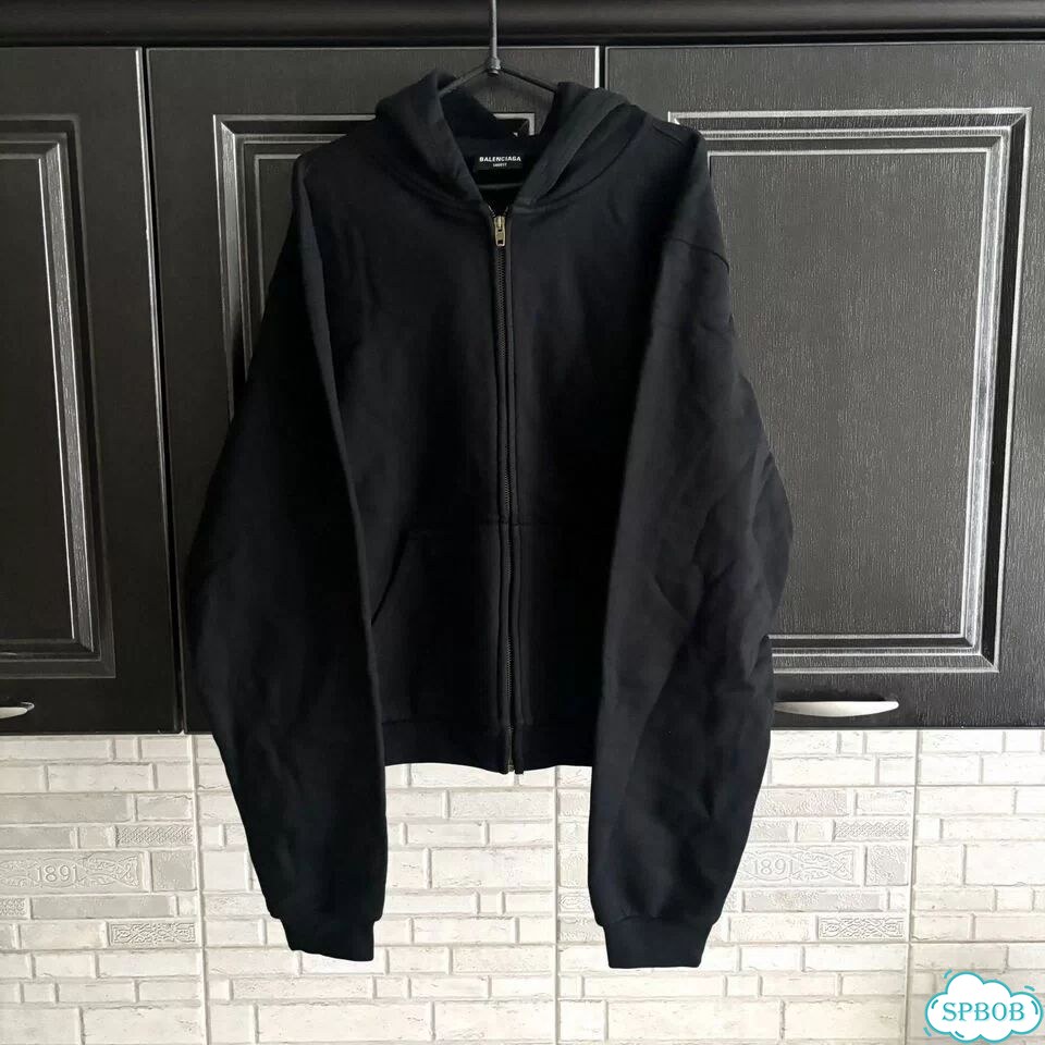 Зип Худи Balenciaga Cropped Zip Hoodie В Наличии фото 1