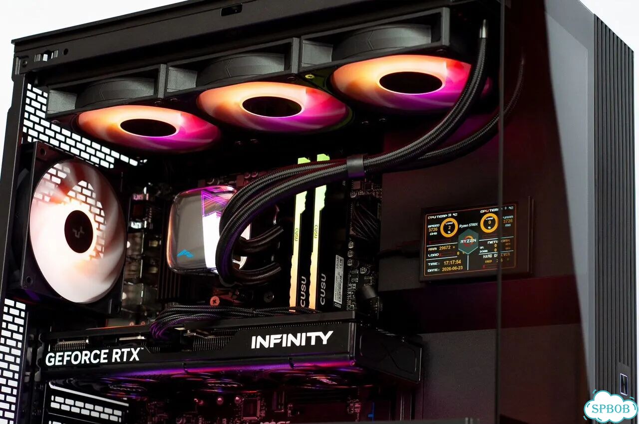 Ryzen 7 RTX 5060Ti 32Гб Новый игровой компьютер фото 1