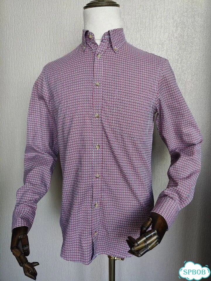 46/Charles Tyrwhitt повседневная рубашка клетка фото 2