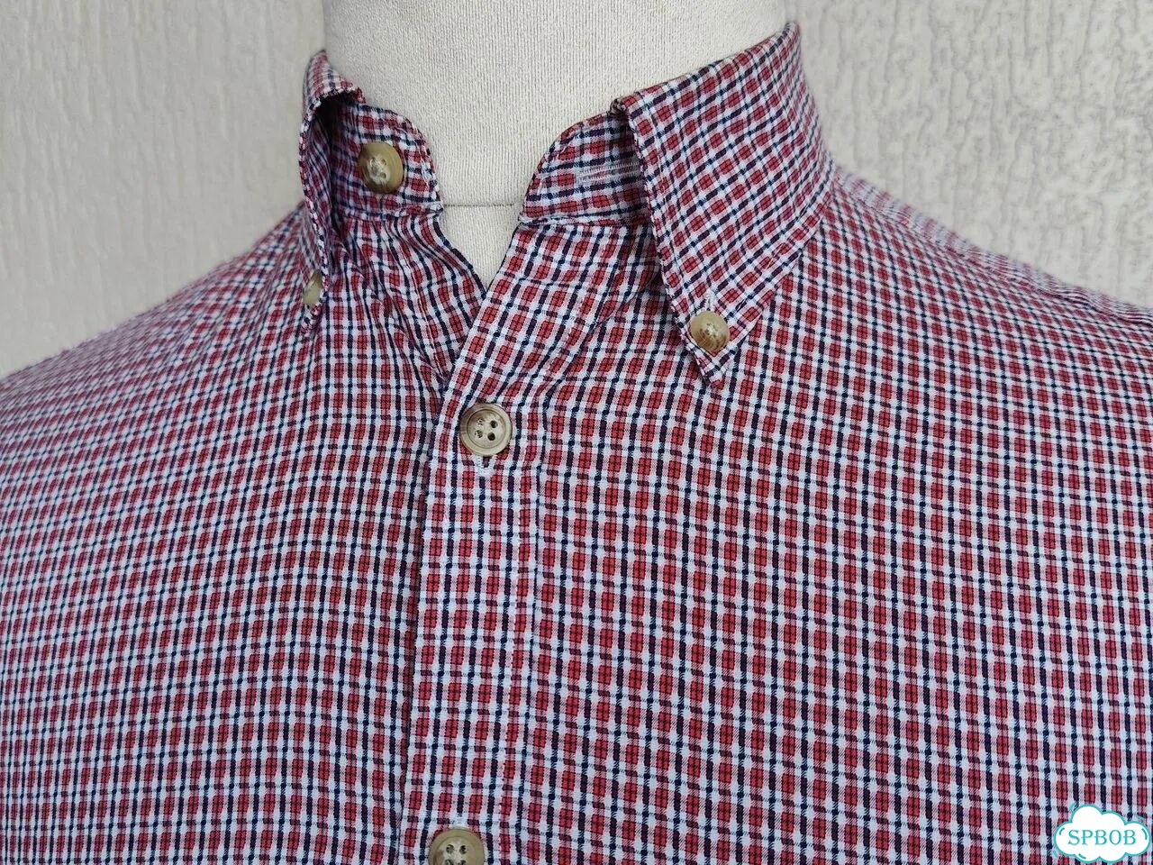 46/Charles Tyrwhitt повседневная рубашка клетка фото 3