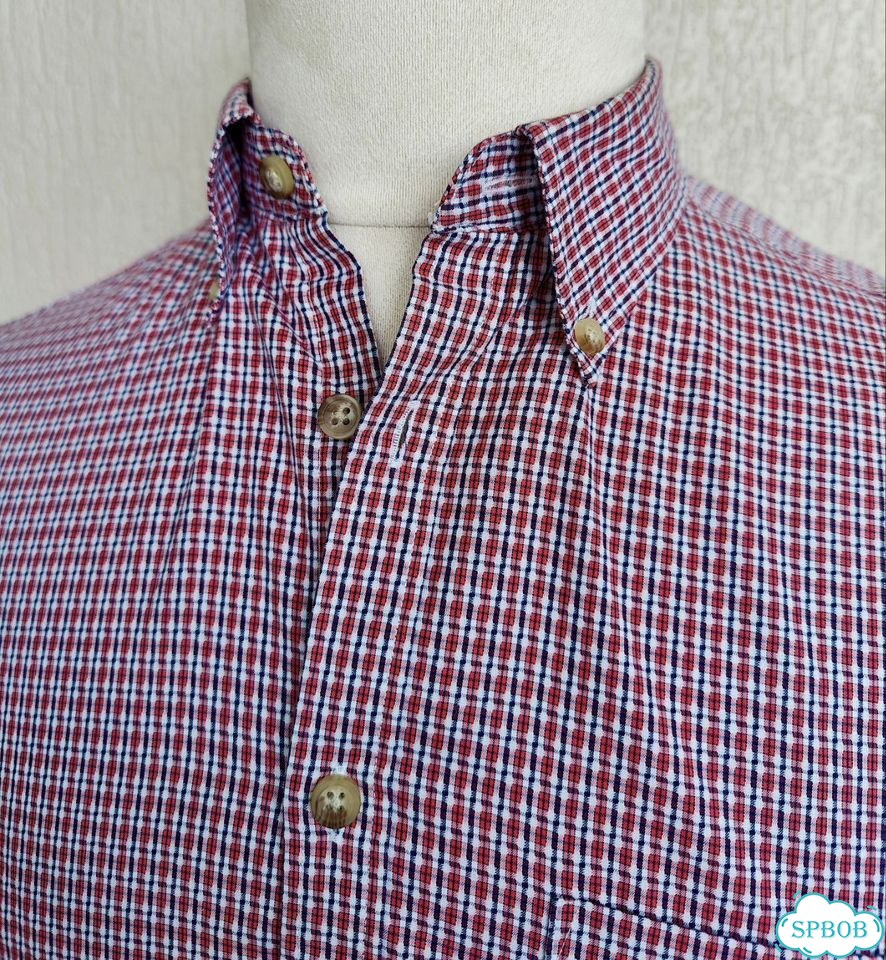 46/Charles Tyrwhitt повседневная рубашка клетка фото 6