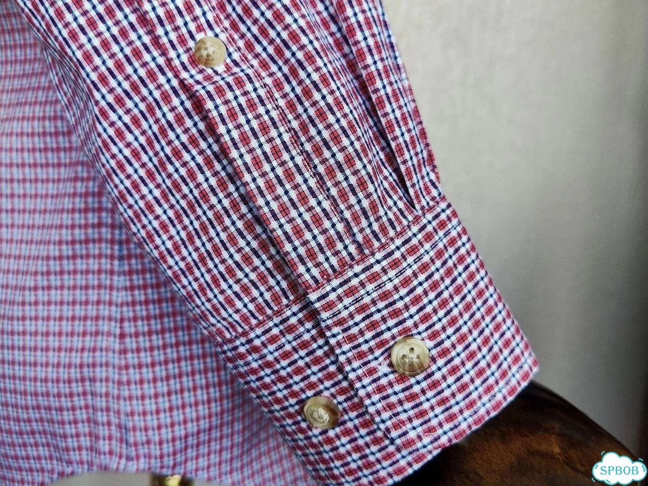 46/Charles Tyrwhitt повседневная рубашка клетка фото 7
