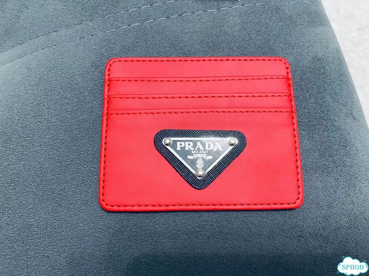 Картхолдер prada красный новый фото 1