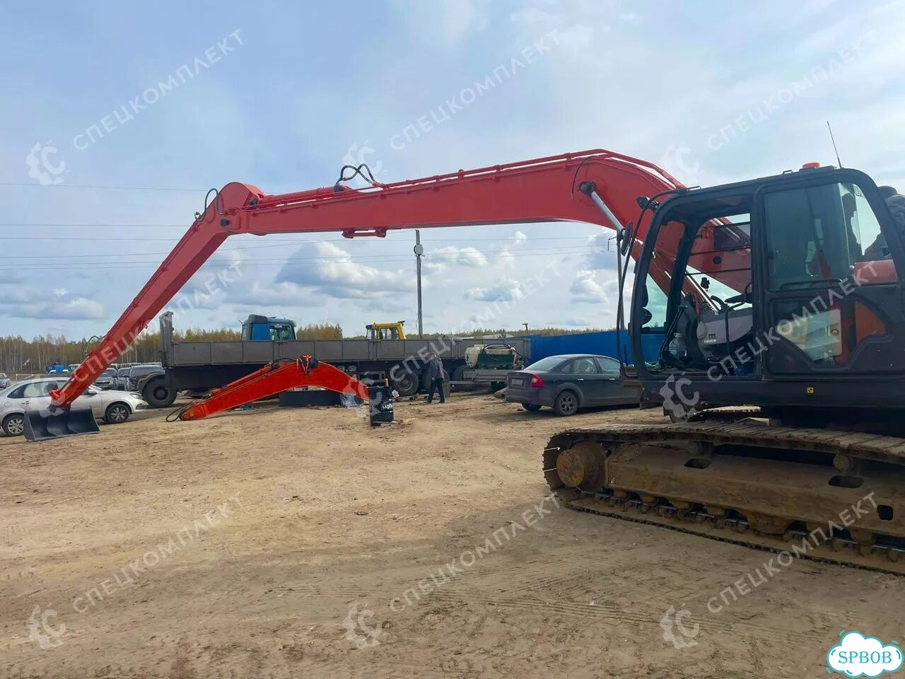 Удлиненное рабочее оборудование 16м LBA для SY215 фото 1