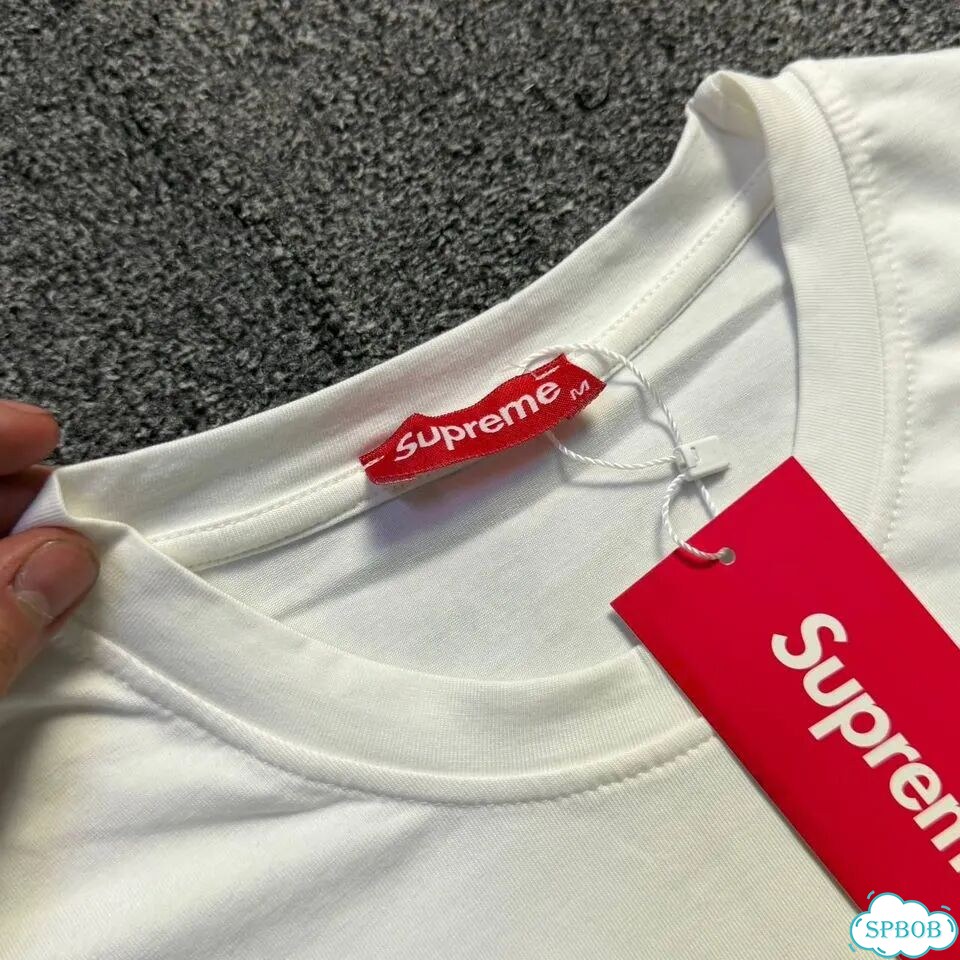 Футболка Supreme Blured Logo белая фото 6