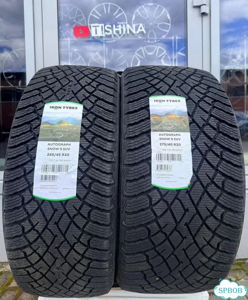 Ikon Tyres Autograph Snow 5 SUV 245/45 R20 и 275/40 R20 фото 1