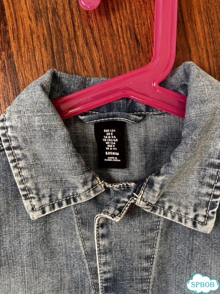 Куртка детская джинсовая, 134 H&M фото 5
