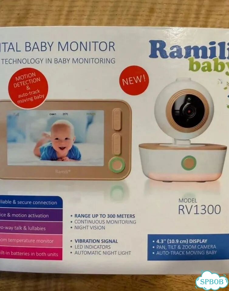 Видеоняня ramili baby rv 1300 новая фото 1