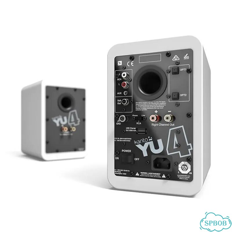 Полочная акустика Kanto Audio YU4 MW-FG White фото 2
