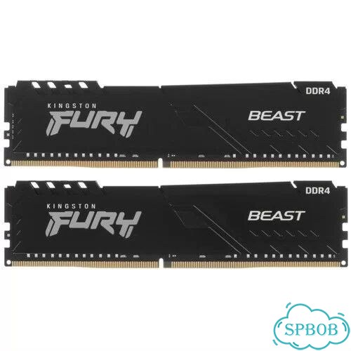 Озу CL16 Kingston fury Beast Black 32 гб фото 1