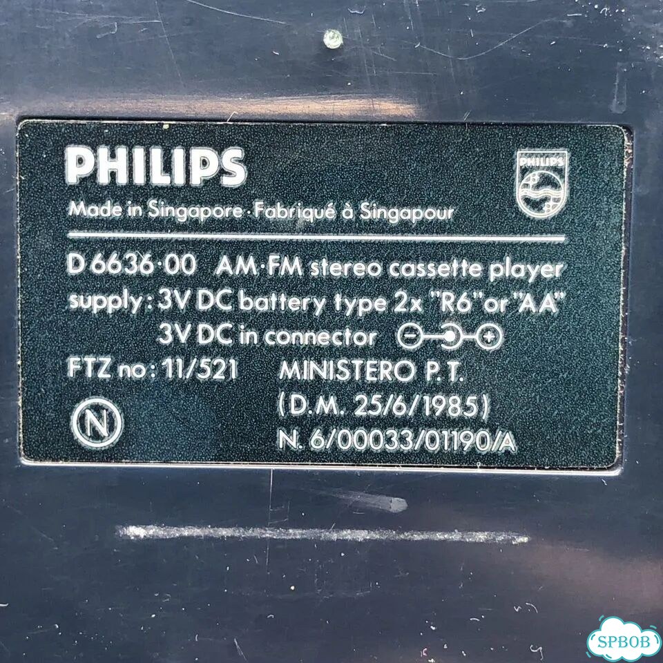 Кассетный плеер Philips D6636 фото 4