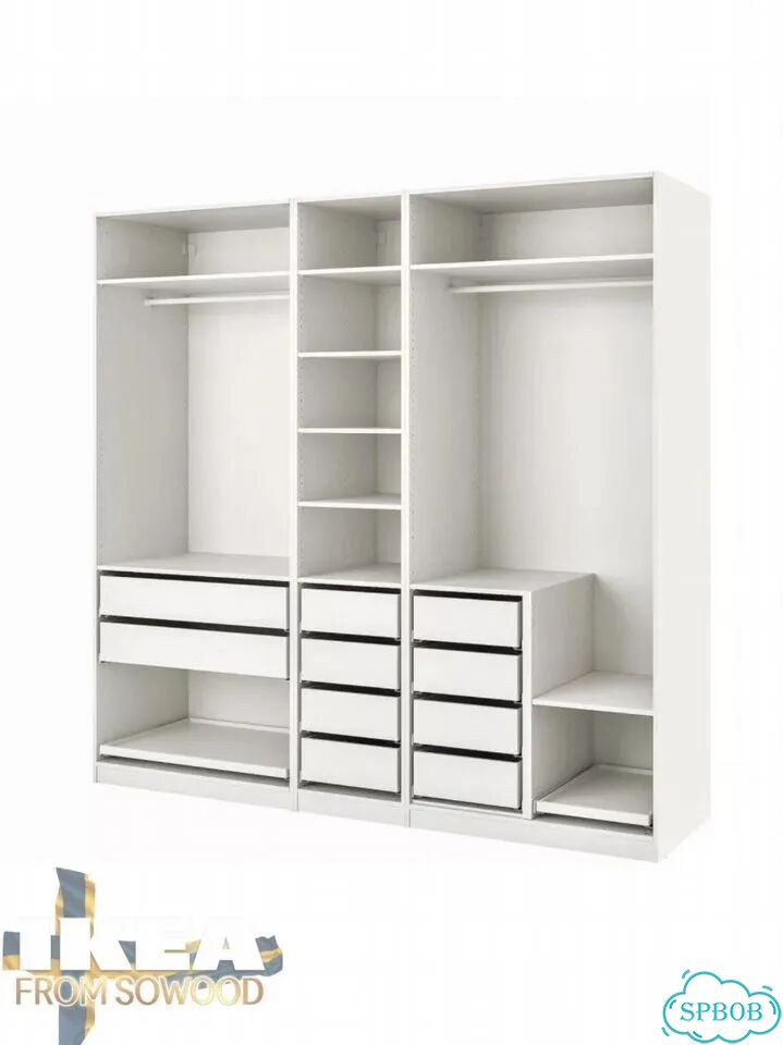 Гардеробная система IKEA пакс, 250х61х233 фото 4