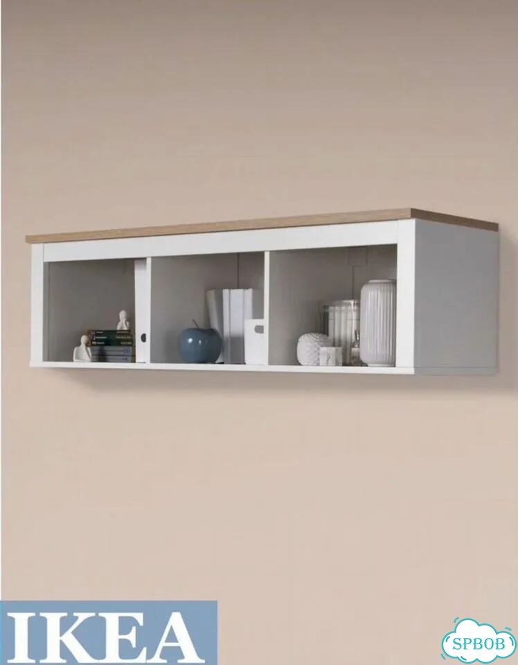 Полка навесная IKEA 131/41/38 фото 2