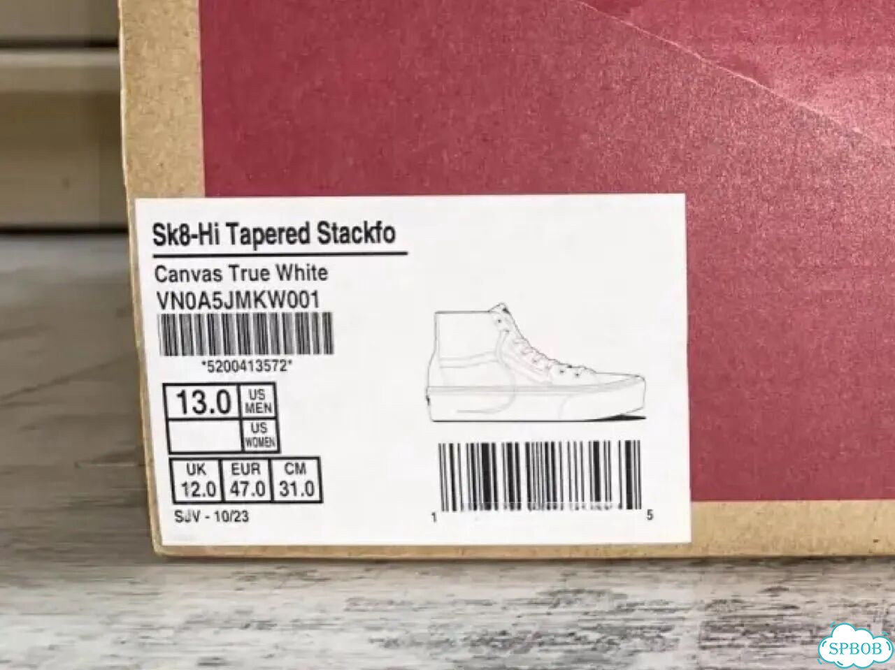 Кеды vans sk8-hi tapered stackfo оригинал фото 7