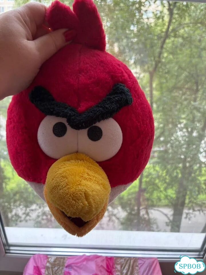 Мягкая игрушка angrybirds фото 1