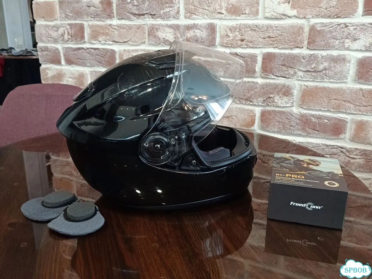 Шлем shoei gt air M + гарнитура фото 4