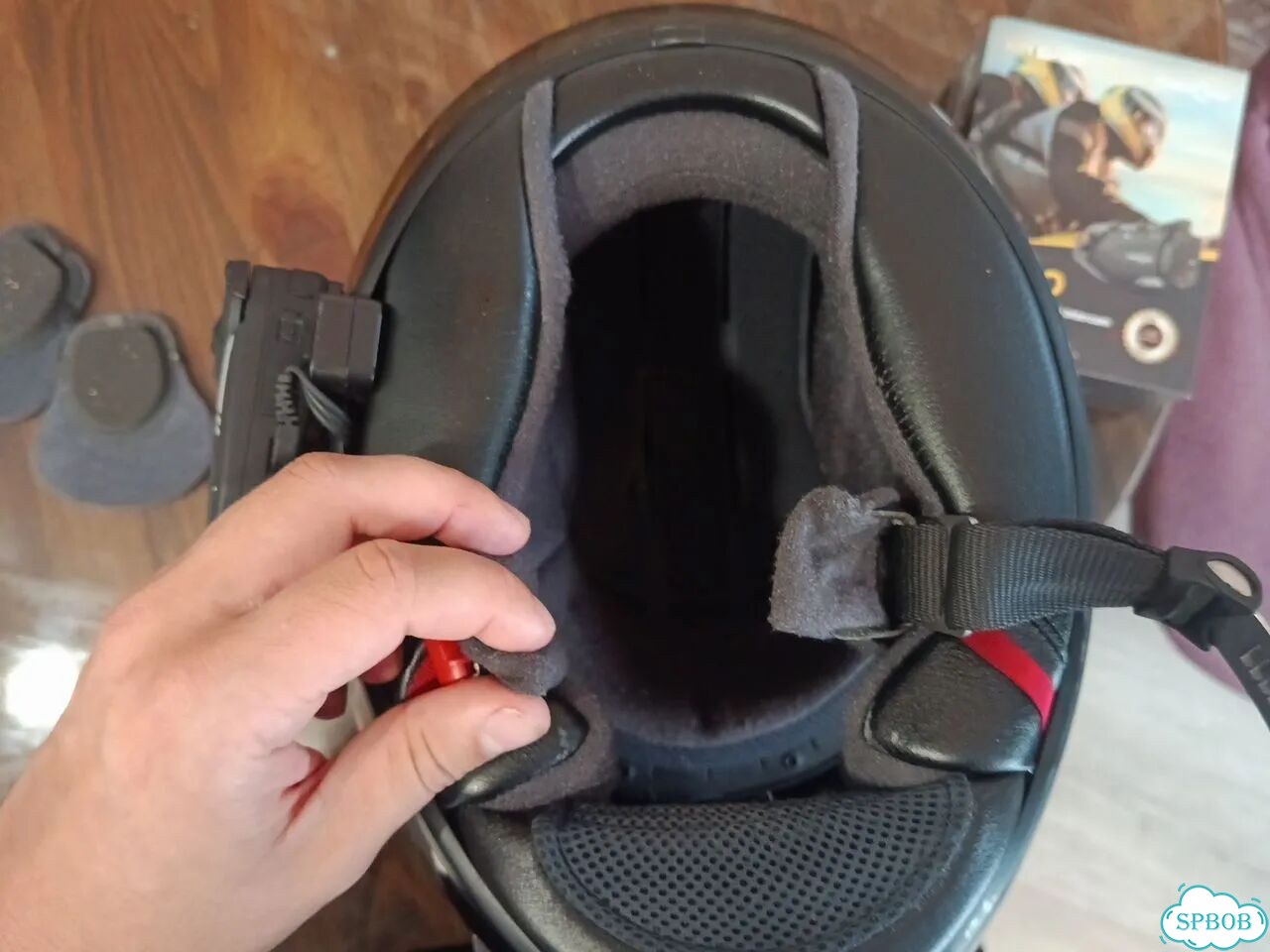Шлем shoei gt air M + гарнитура фото 8