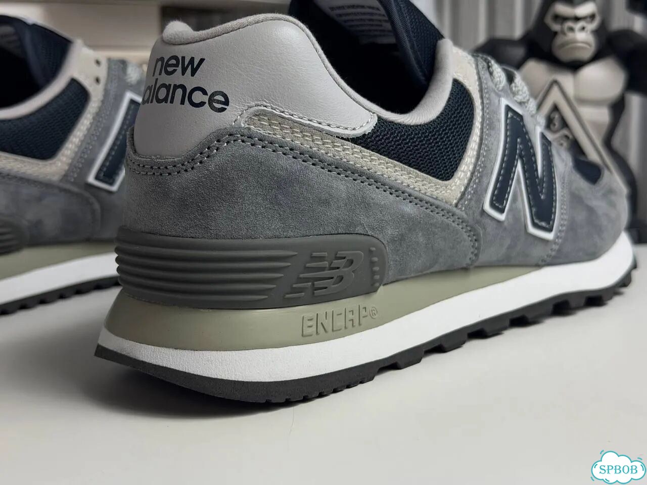 New Balance 574 Grey Navy фото 4