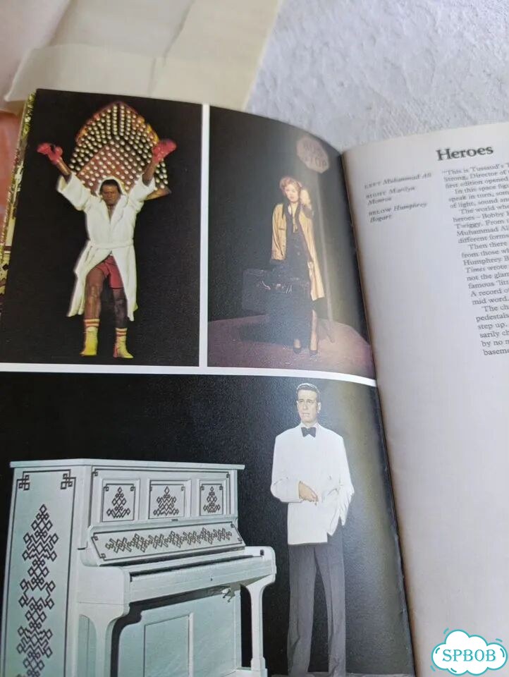 Музей мадам Тюссо. Альбом - книжка 1977 года фото 3