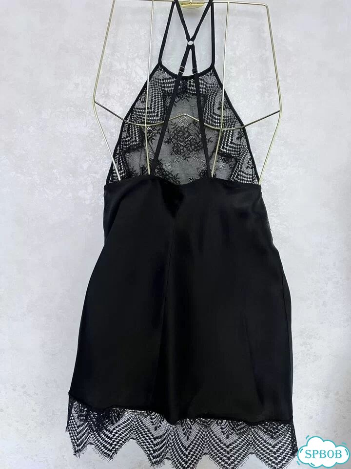 Ночная сорочка intimissimi с круживом шелковая фото 5