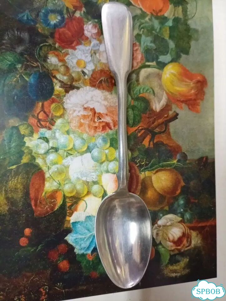 Чайная ложка 84 проба серебро фото 1
