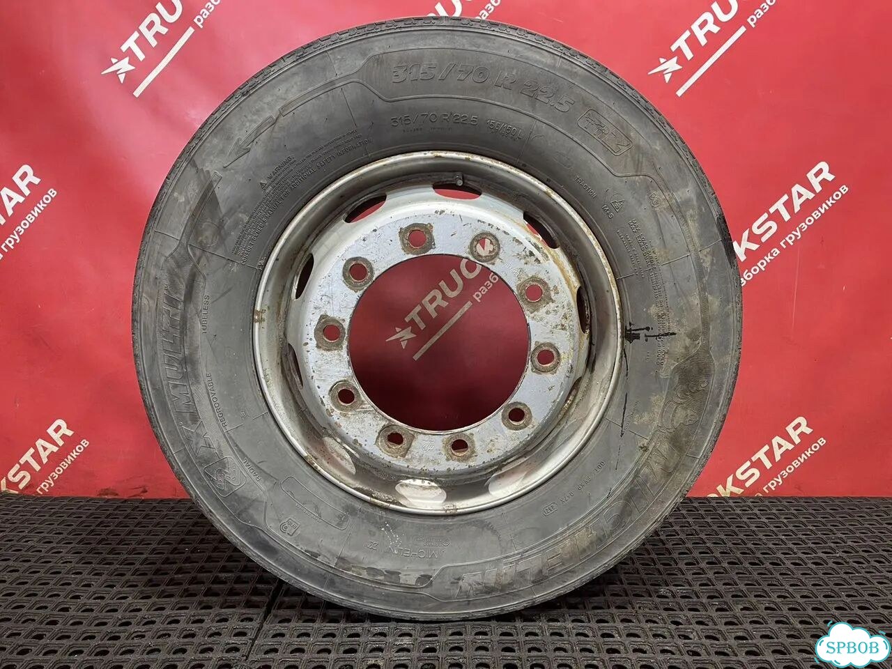 Колесо michlen X multi Z 315/70 фото 5
