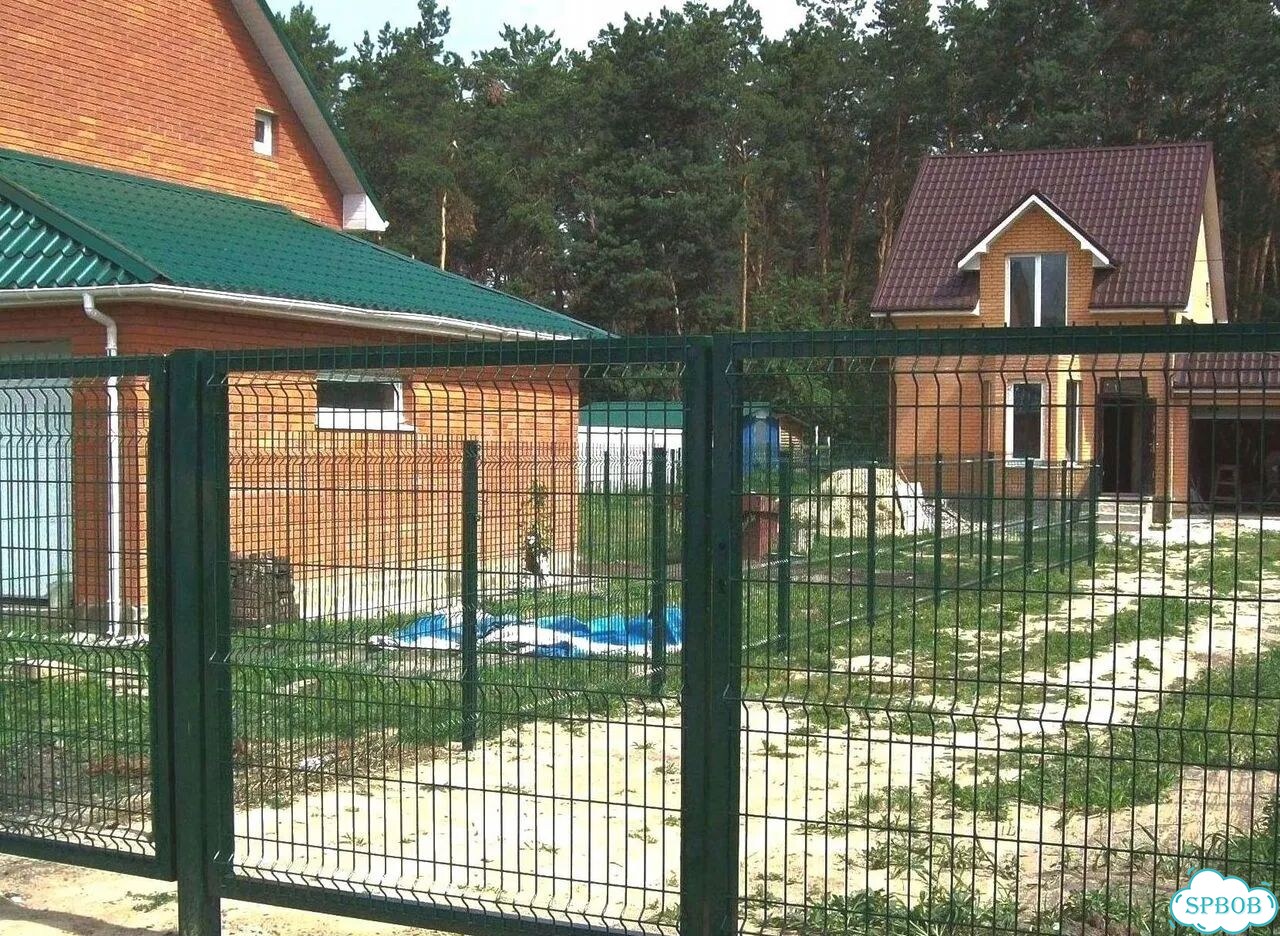 Забор из сетки 3Д гиттер с доставкой фото 2