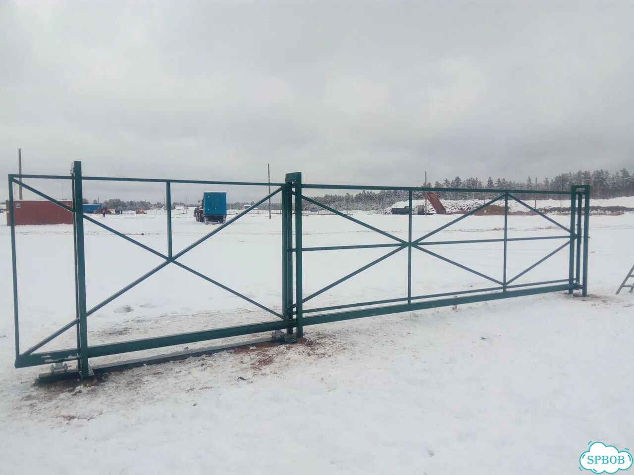 Каркас откатных ворот фото 1