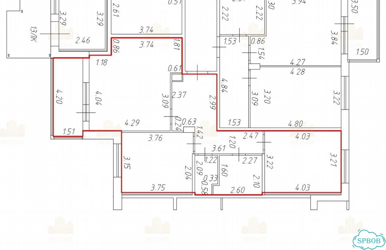 2-к. квартира, 70,1 м², 2/10 эт. фото 2