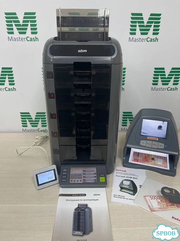 Счетчик банкнот / Сортировщик банкнот SBM SB-5000 фото 3