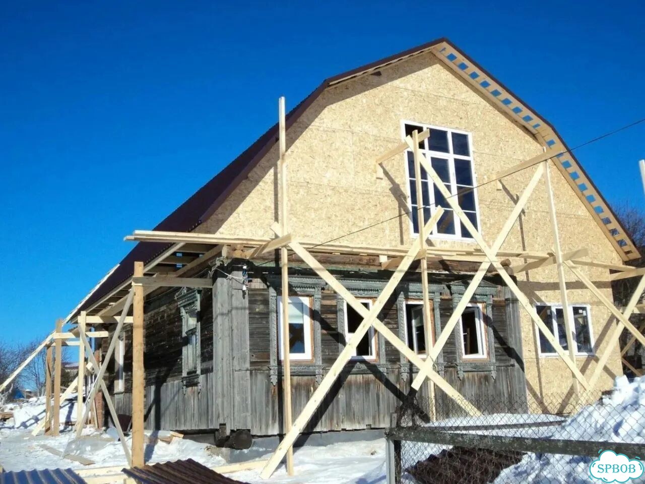 Реконструкция дома. Ремонт дома. Замена венцов фото 10