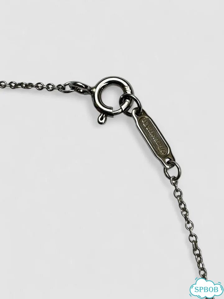 Колье Tiffany Double Heart Silver - Оригинал фото 4