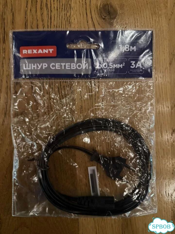 Сетевой шнур rexant фото 1