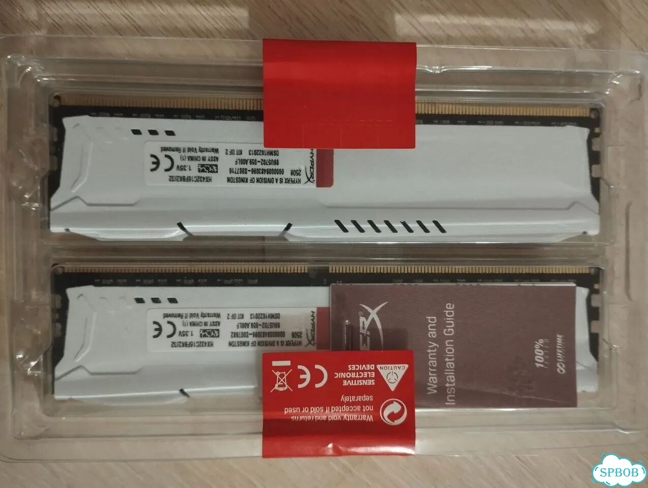 Оперативная память Hyper X white DDR4 32Gb(2x16Gb) фото 2