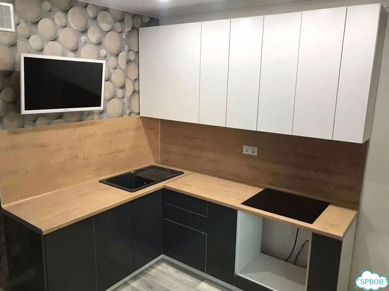 Кухонный гарнитур на заказ угловой модульный фото 7