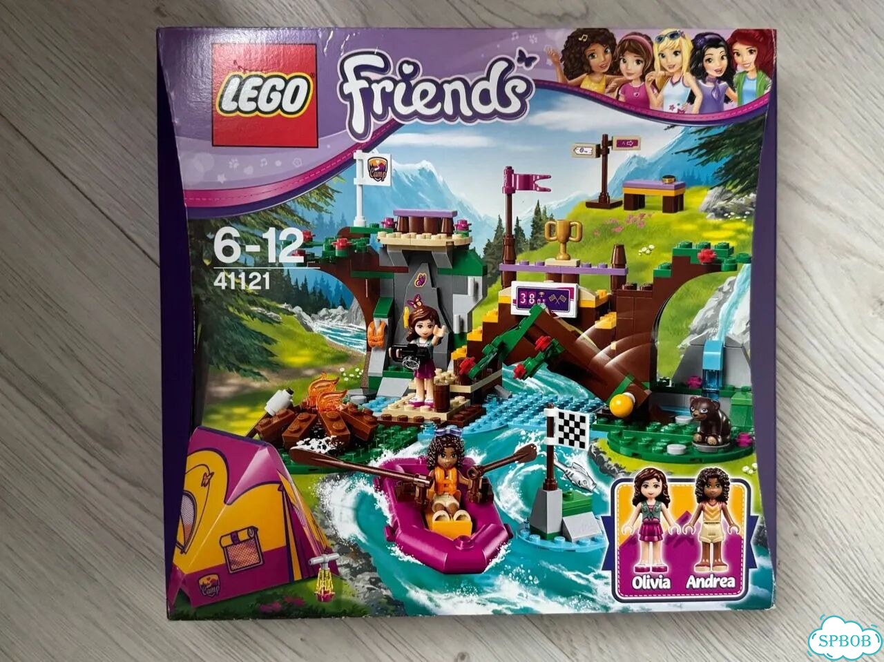 Lego friends палатка и сплав по реке фото 1