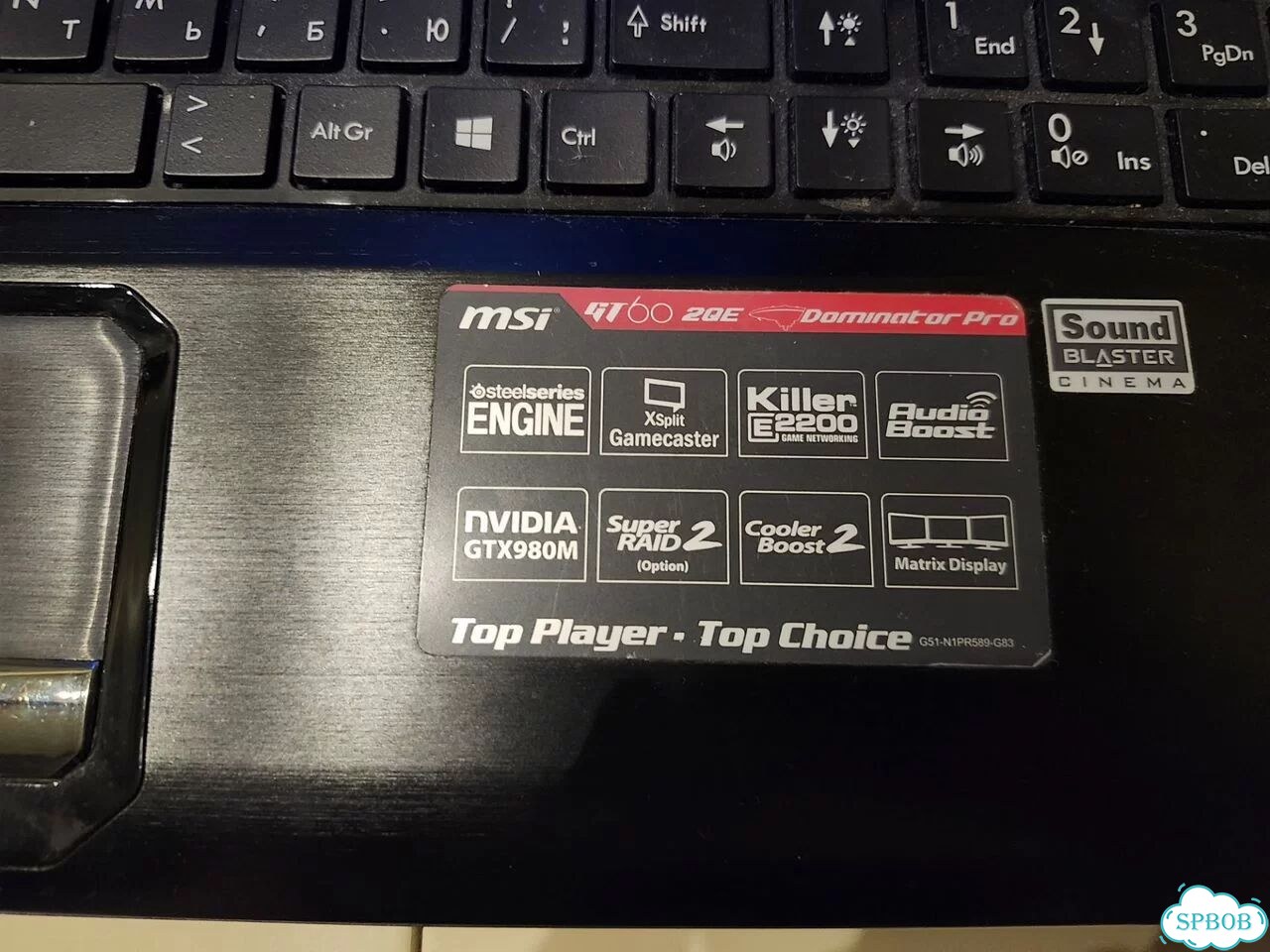 Ноутбук MSI gt60 2qe Dominator pro фото 3