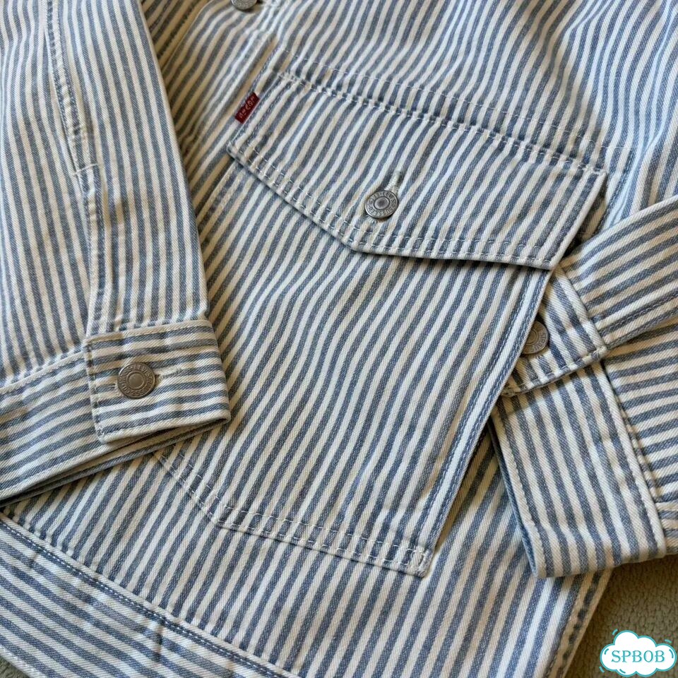 Джинсовая куртка Levi's (L) новая фото 4