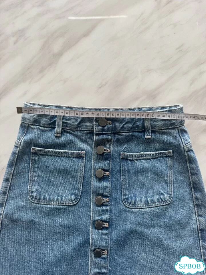 Джинсовая юбка Zara фото 4