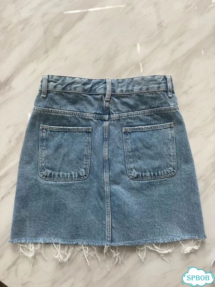 Джинсовая юбка Zara фото 7