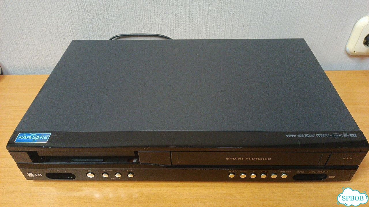 Видеомагнитофон VHS DVD LG DCK787 6 головок HiFi фото 3