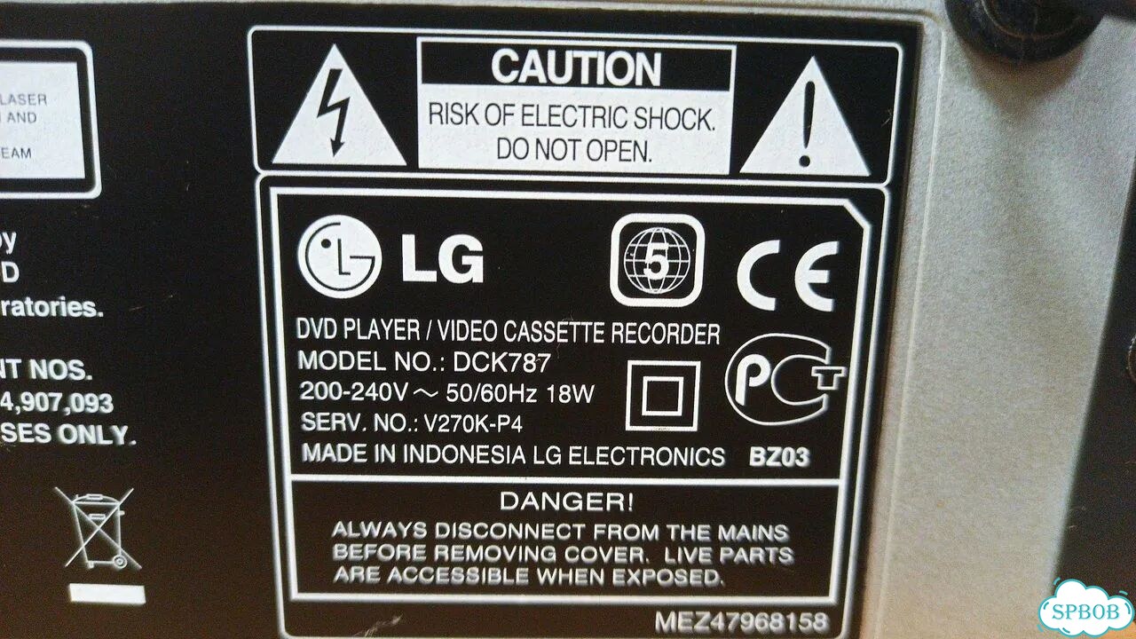 Видеомагнитофон VHS DVD LG DCK787 6 головок HiFi фото 5