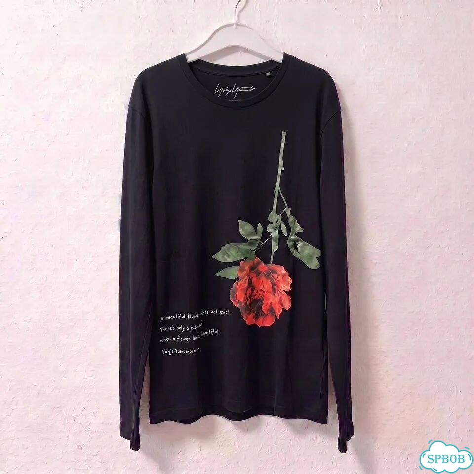 Лонгслив Yohji Yamamoto flower sleeve фото 4