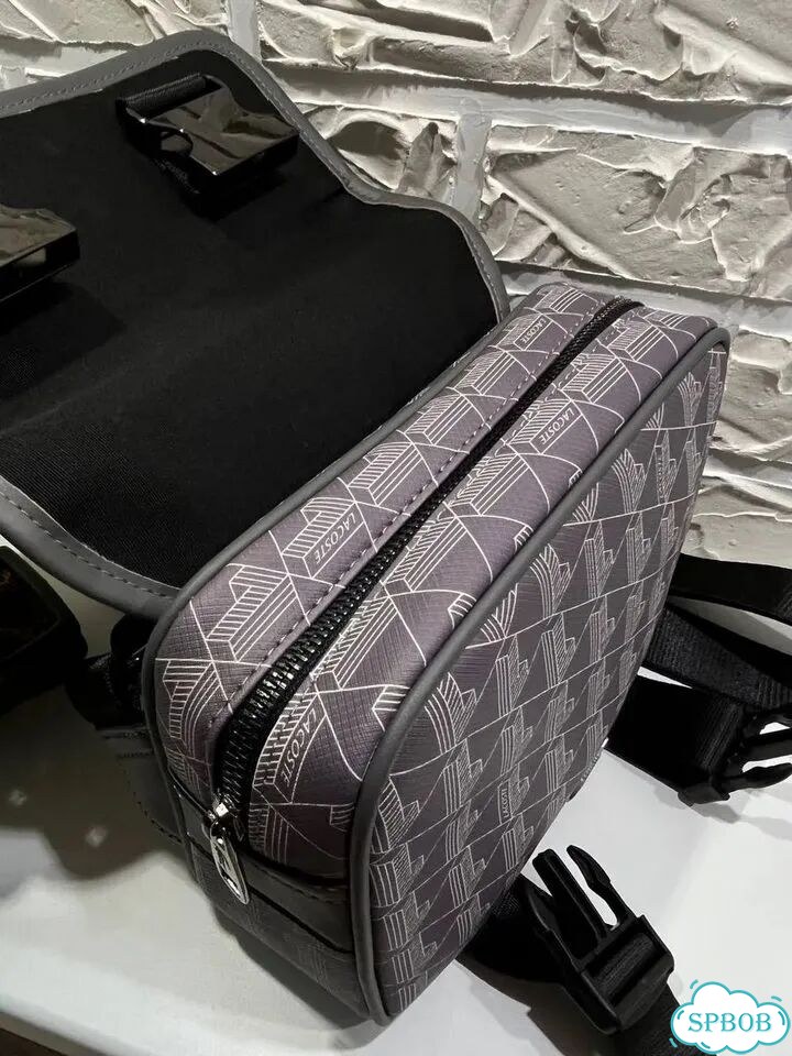 Сумка lacoste monogram мужская premium фото 6