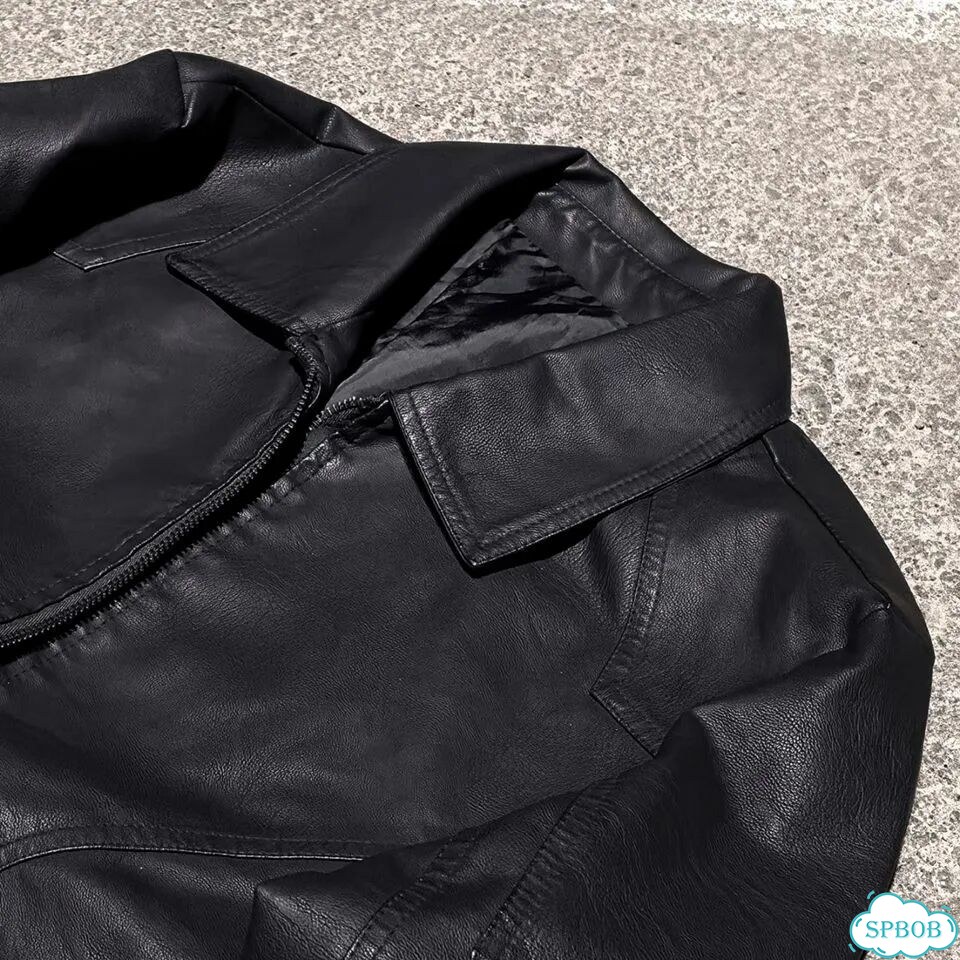 Кожаная куртка If6was9 CCP укороченная balenciaga фото 6