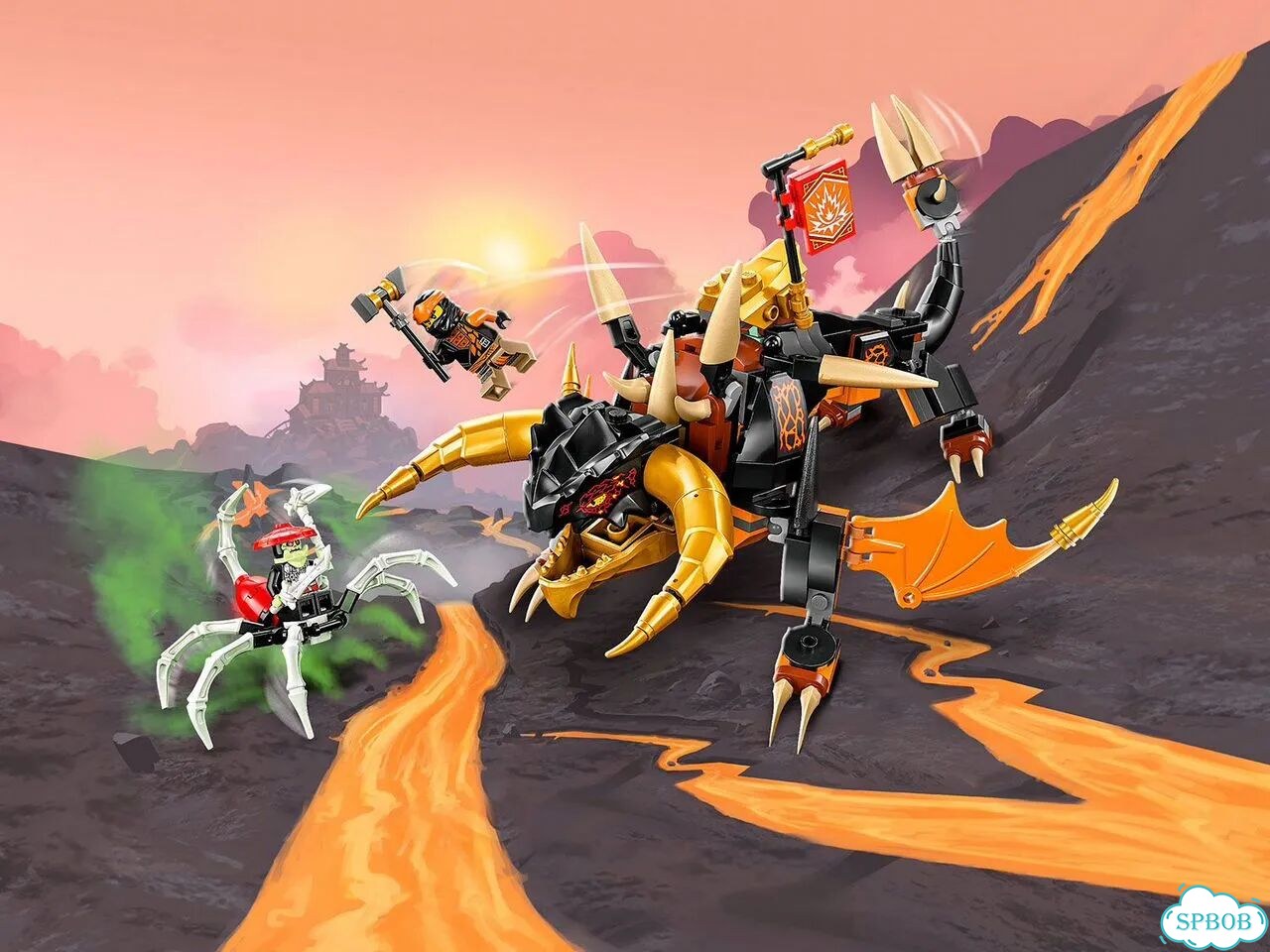 Lego Ninjago Лего 71782 Земляной дракон Коула фото 3