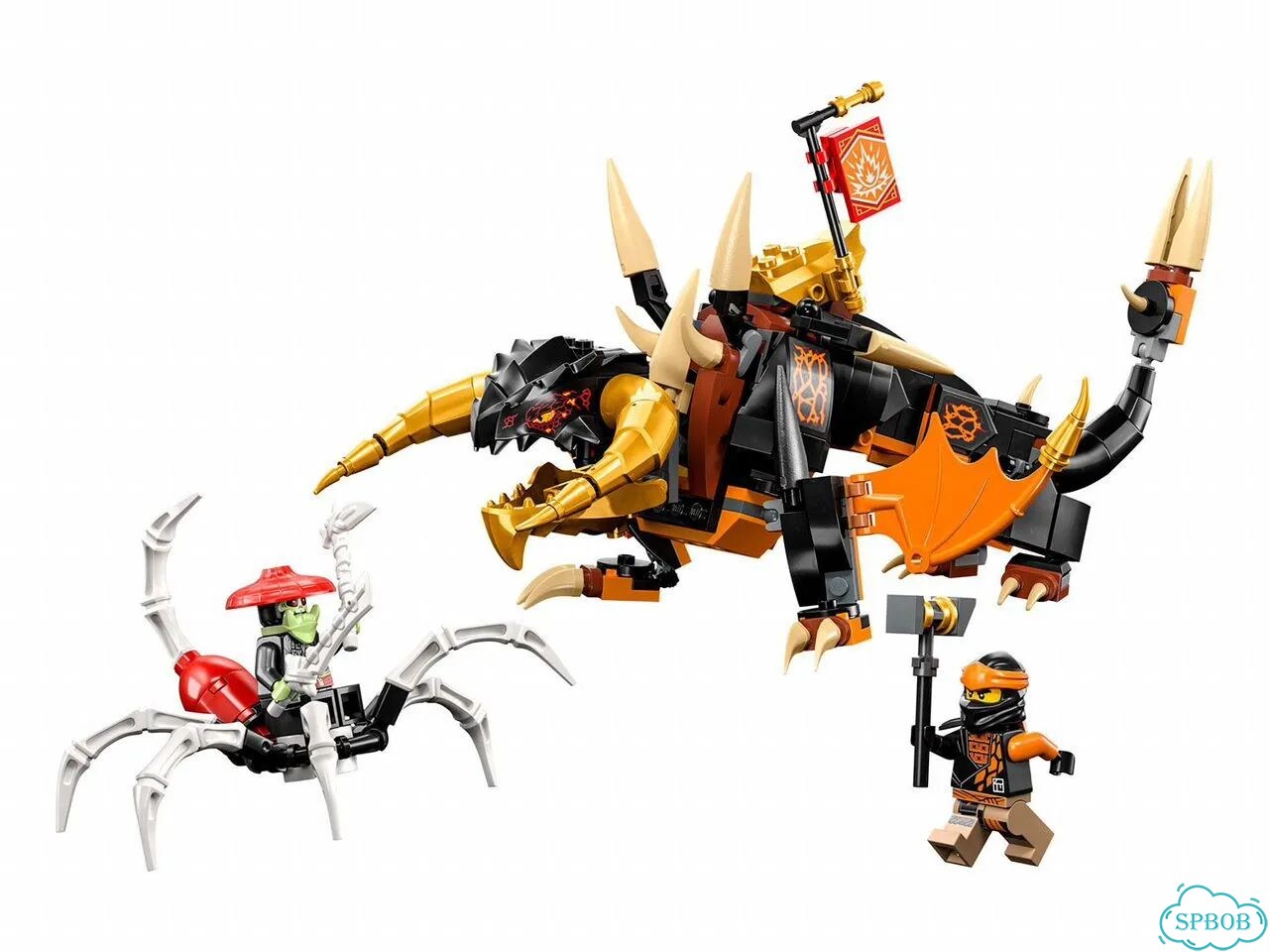 Lego Ninjago Лего 71782 Земляной дракон Коула фото 4