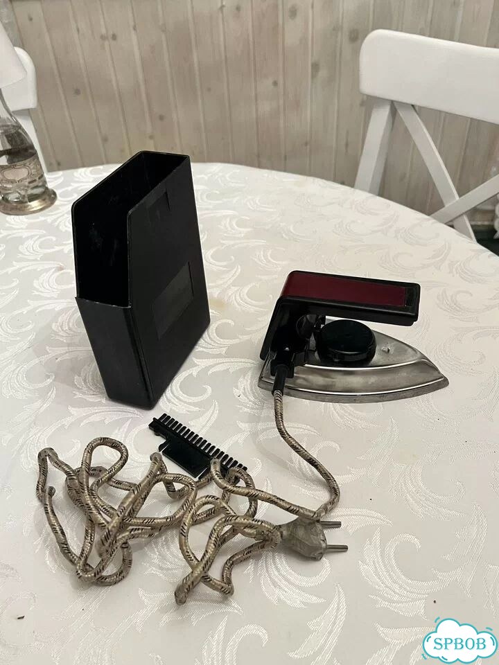 Утюг дорожный новый СССР фото 1