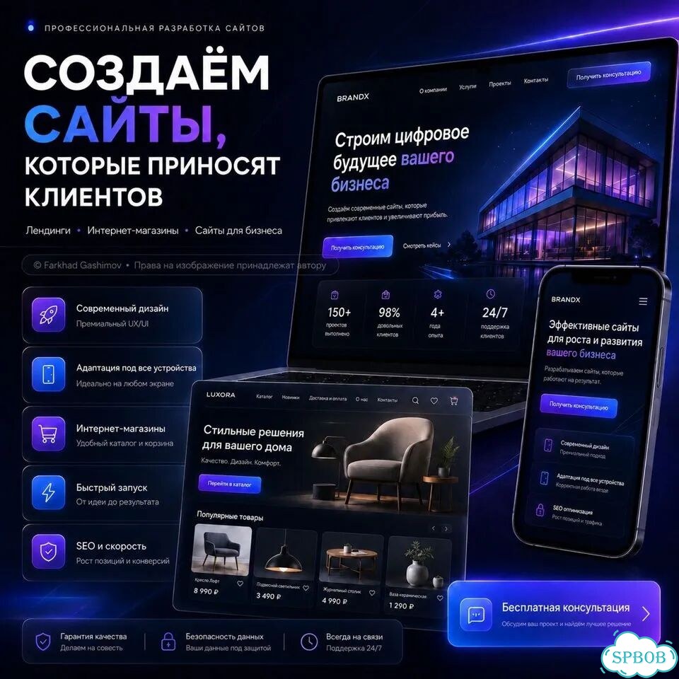 Создание и продвижение сайтов фото 1