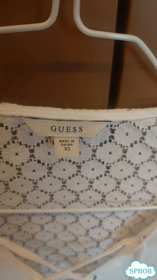 Блузка белая Guess размер XS фото 3